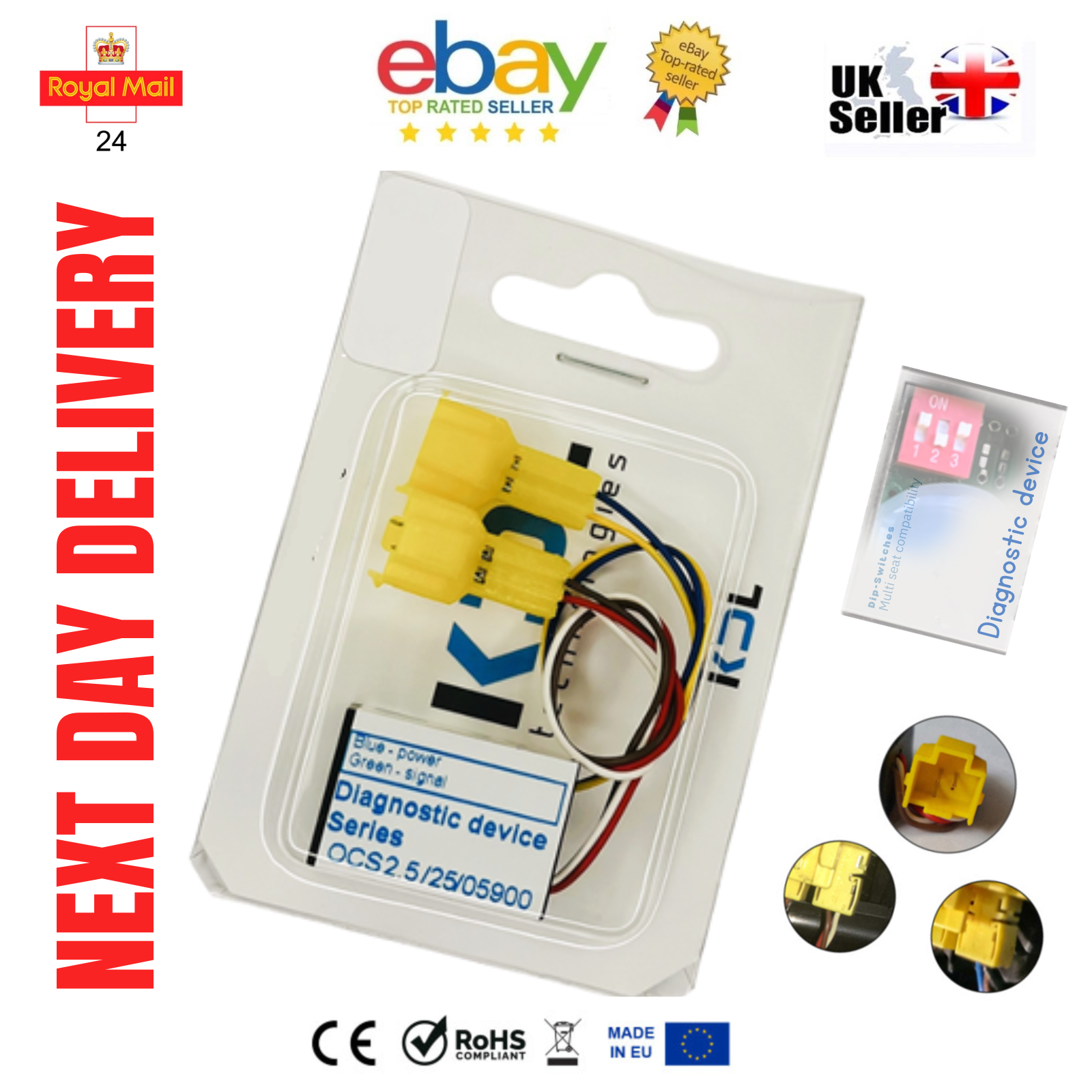 For Mercedes CLS Class C219 2004-2010 Passenger Seat Occupancy Mat Emulator - Mat-Emulators