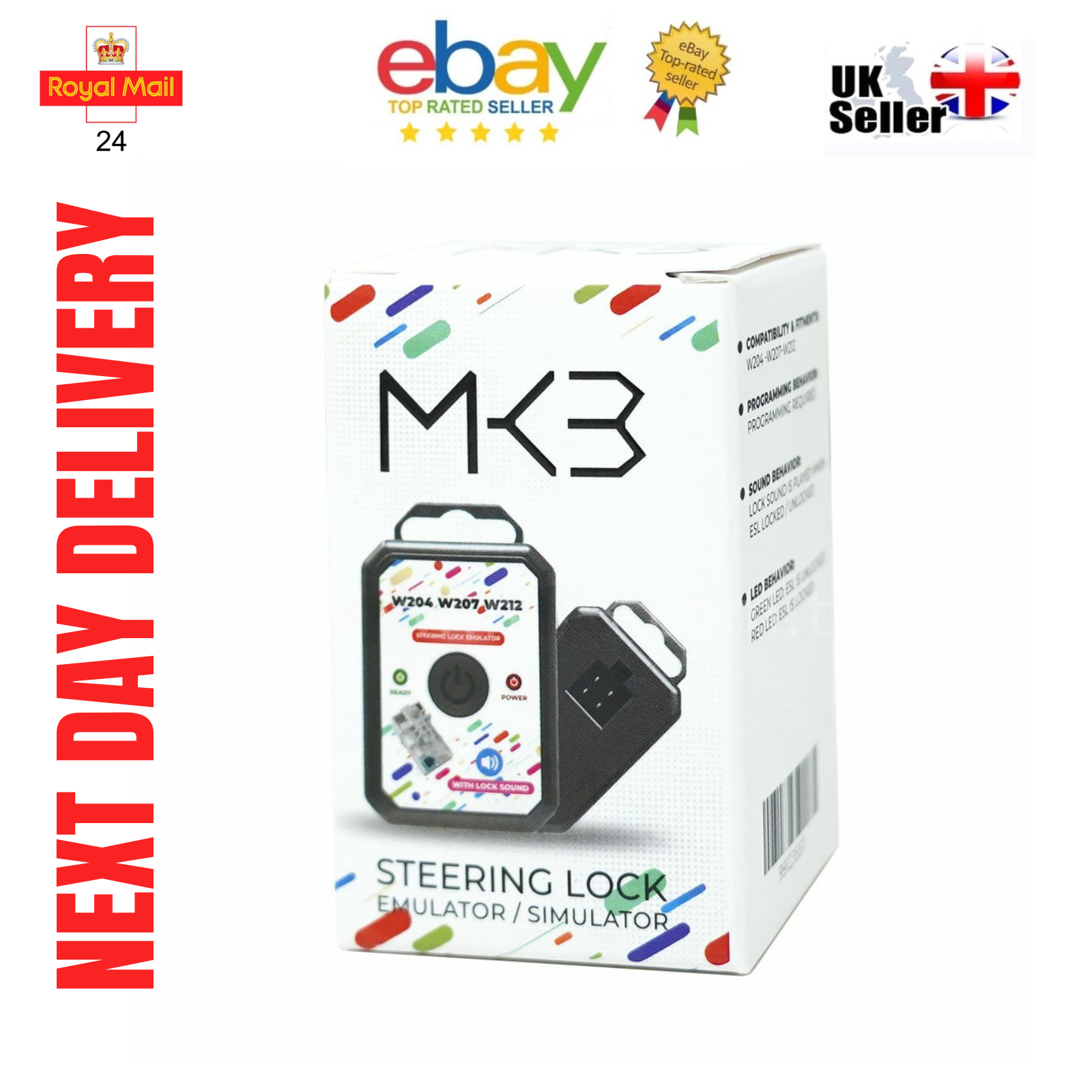 For Mercedes E‑Class W207 2009–2017 ESL ELV Steering Lock Diagnostic Emulator - Mat-Emulators