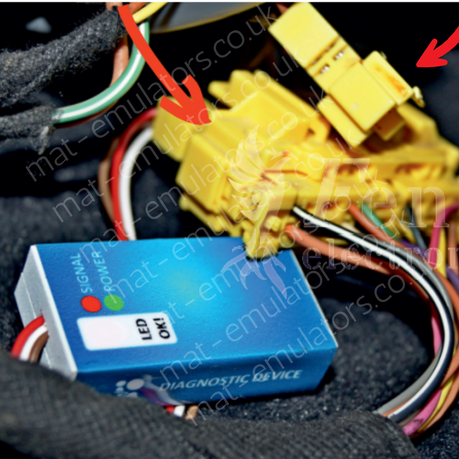 For Mercedes SLK R171 2004- 2011 Seat Occupancy Mat Sensor Diagnostic Emulator - Mat-Emulators