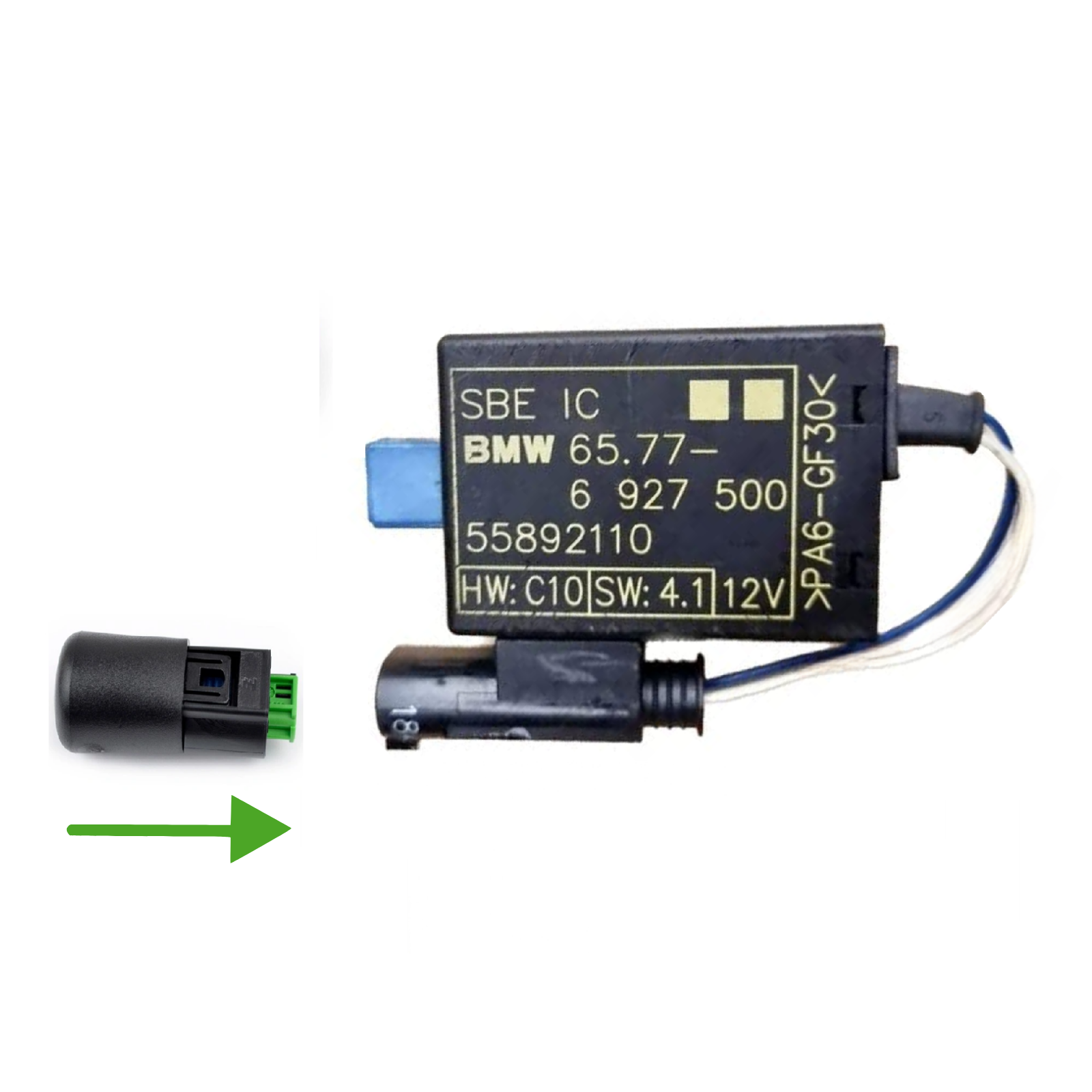 For BMW Z4 E85 E86 2002–2005 Passenger Occupancy Seat Mat Sensor Emulator - Mat-Emulators