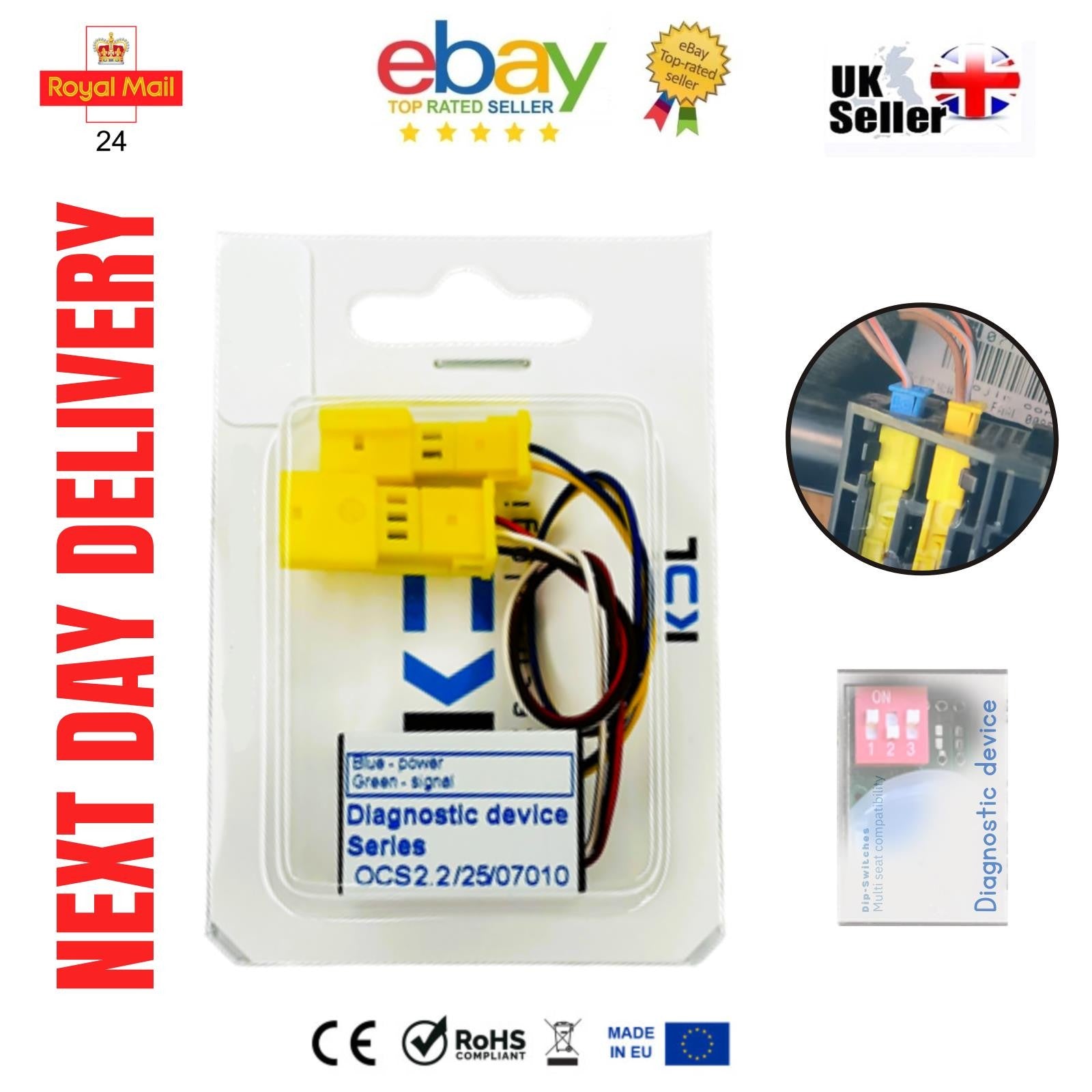 For Mercedes Viano Vito W639 2003-2014 Seat Mat Occupancy Sensor Emulator - Mat-Emulators