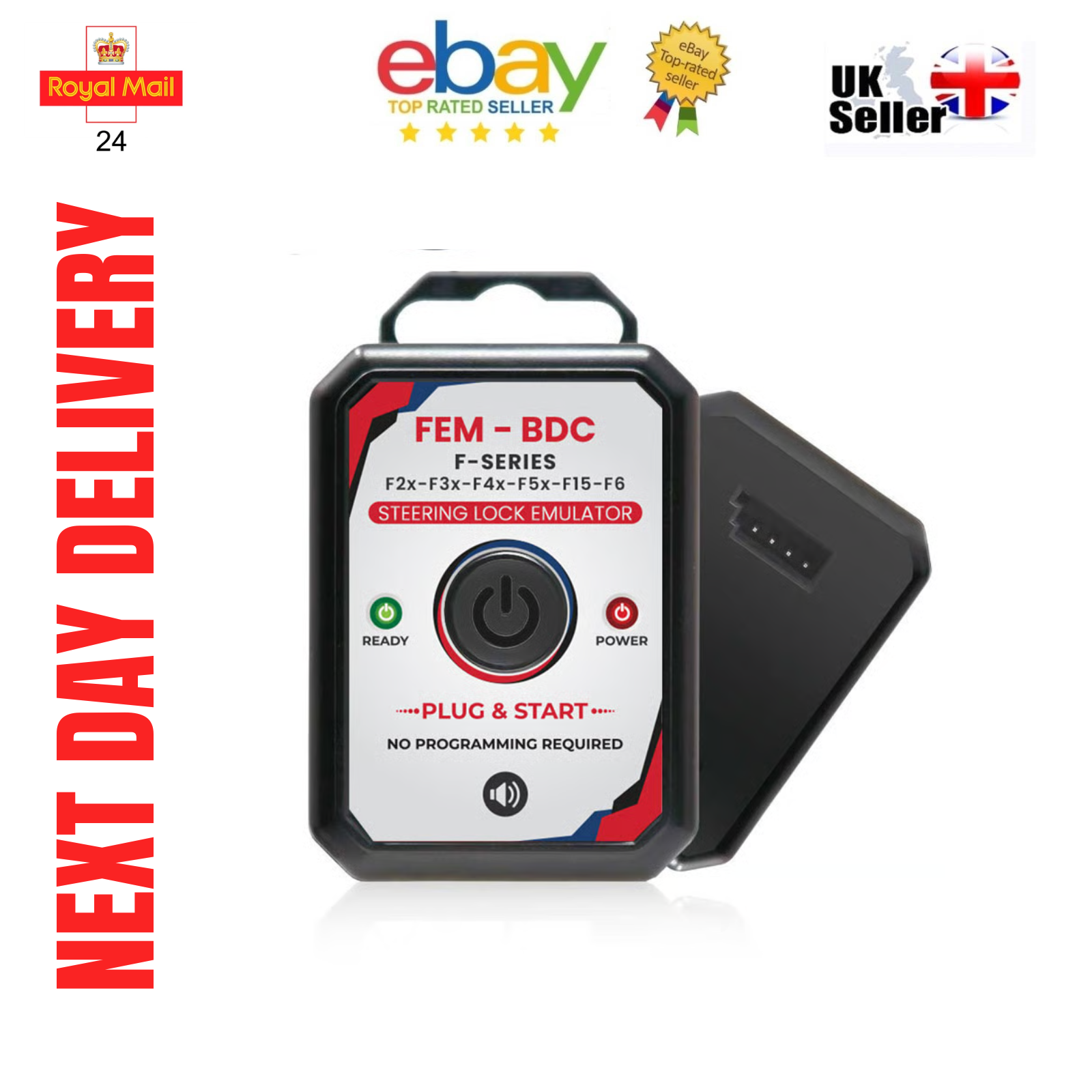 For BMW and Mini F-SERIES FEM BDC F2x F3x F4x F5x F15 F16 Steering Lock Emulator - Mat-Emulators