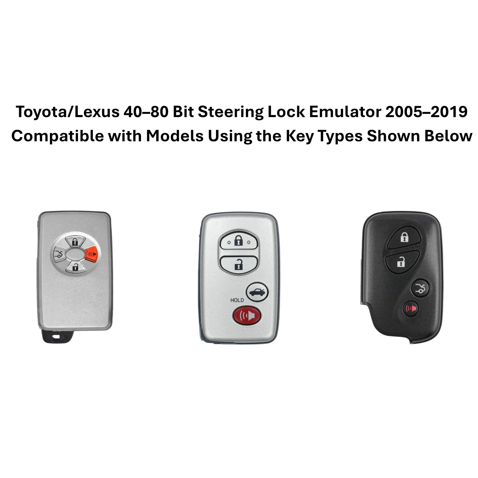 For Toyota Lexus 40-80 BIT 2005-2019 ESL ELV Steering Lock Diagnostic Emulator - Mat-Emulators