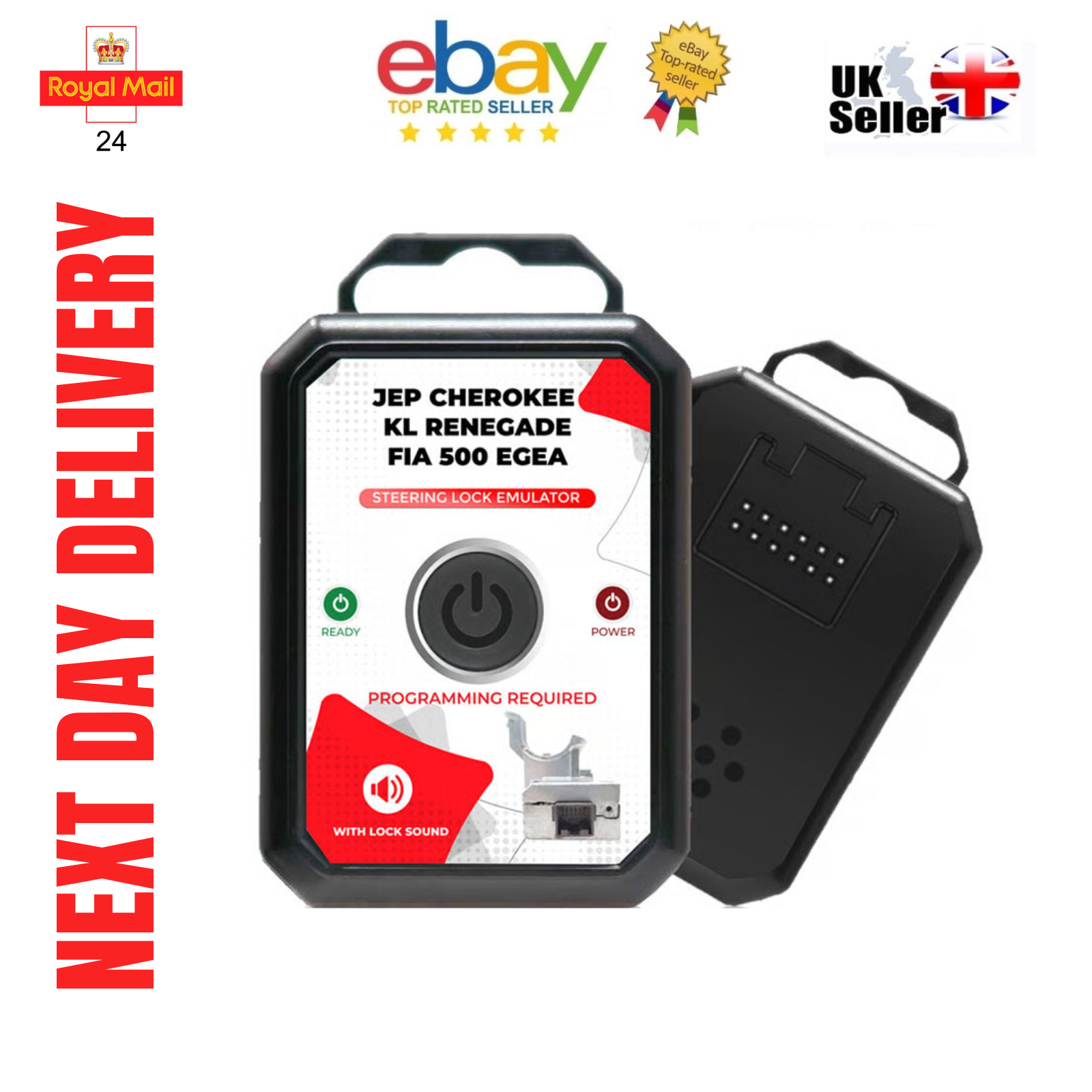 For Jeep Renegade 2015–2022 68145593‑AF, 52041945 Steering Lock Emulator - Mat-Emulators