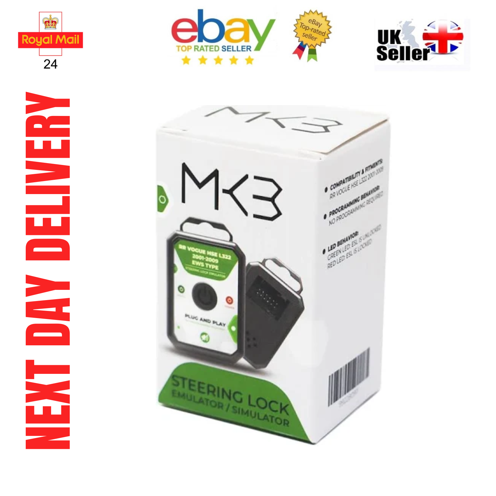 For Range Rover Vogue HSE L322 2001-2009 Steering Wheel Lock Diagnostic Emulator - Mat-Emulators