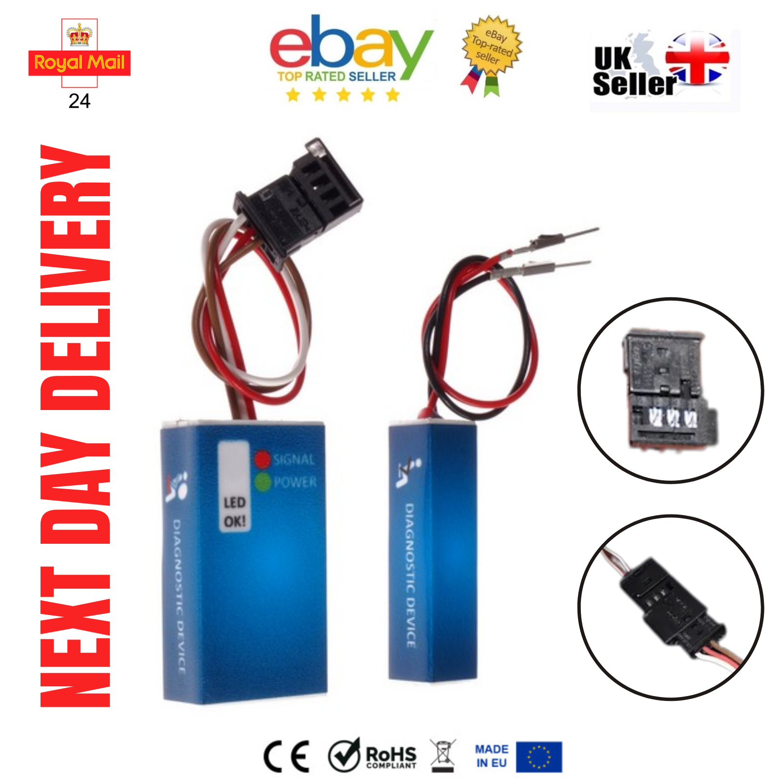 For BMW 3 Series E90 E91 E92 E93 2004–2013 Seat Occupancy Mat Sensor Emulator - Mat-Emulators