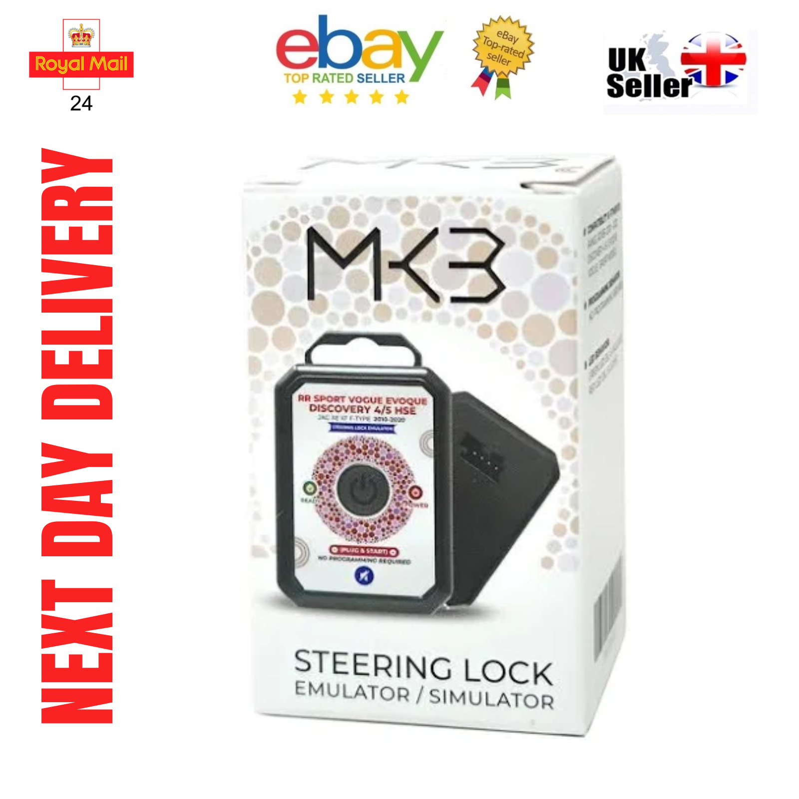 For Range Rover Discovery Evoque Vogue Sport 2010-20 Steering Lock Emulator - Mat-Emulators