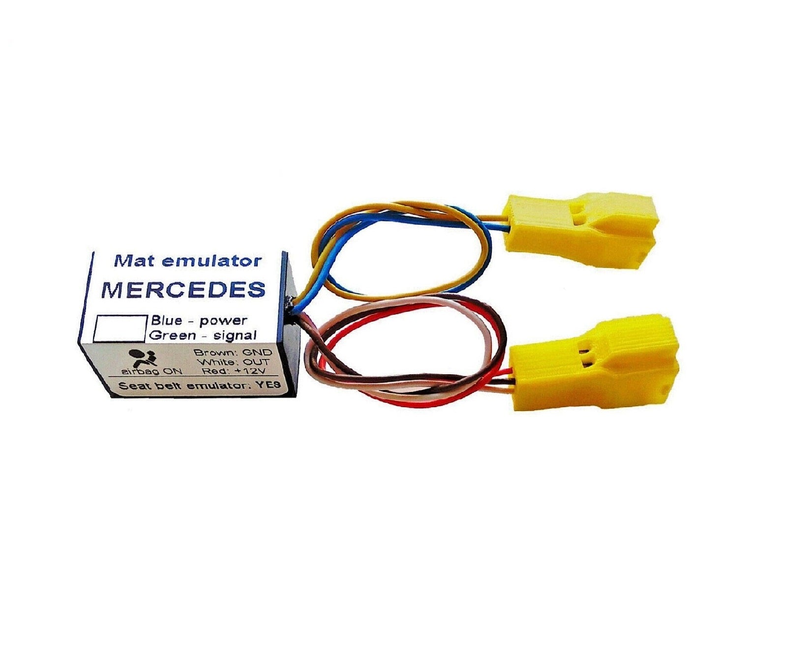 For Mercedes A W176 Emulator Passenger Seat Mat Occupancy Sensor Bypass - Mat-Emulators
