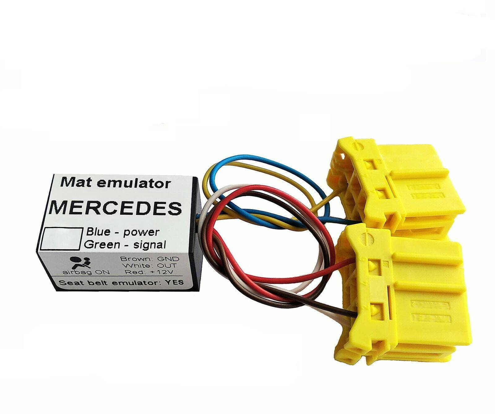 Foe Mercedes S W220 CL C215 1998-2002 Seat Occupancy Mat Sensor SRS Emulator - Mat-Emulators