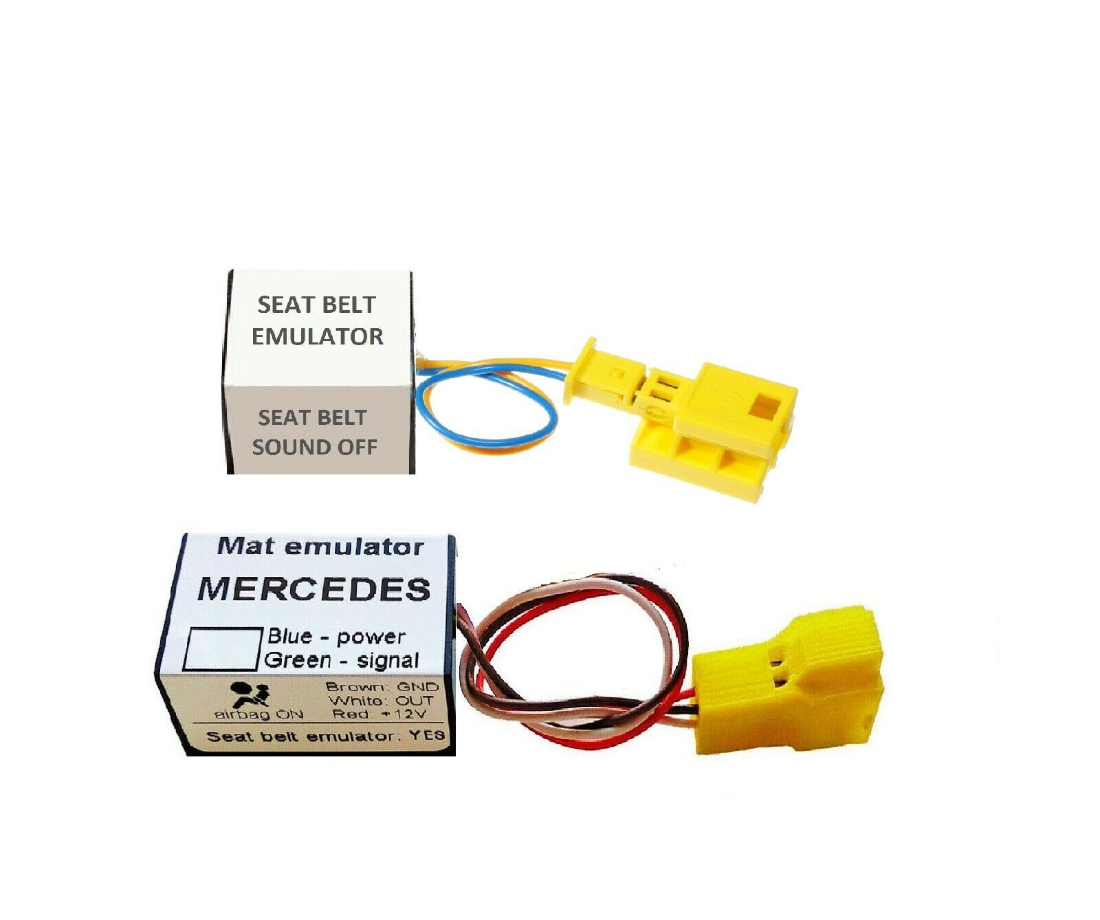 For Mercedes ML W164 2005-2011 Seat Occupancy Sensor Mat Emulator - Mat-Emulators