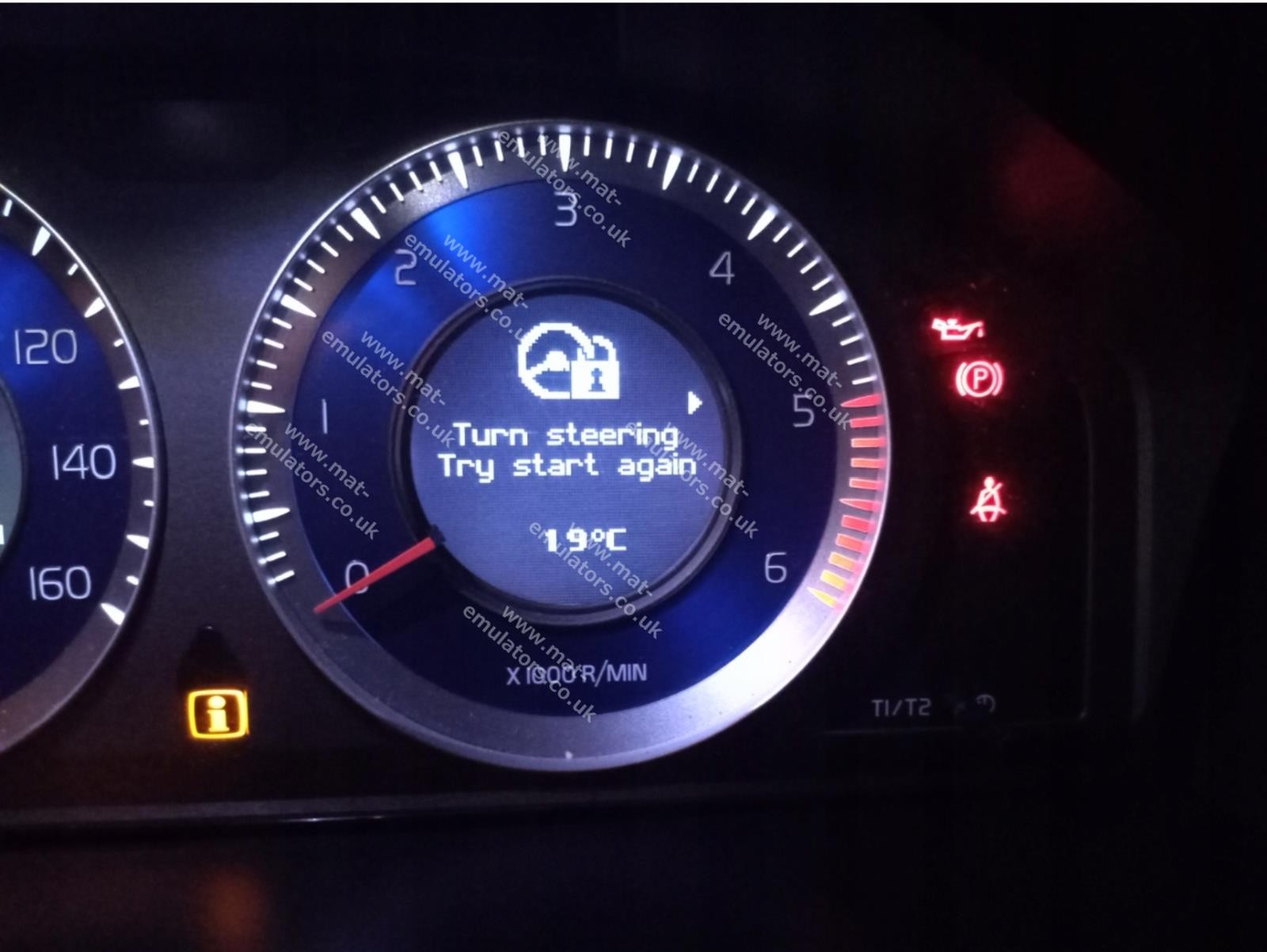 For VOLVO S40 V40 S60 V60 V70 S80 XC60 XC70 Steering Column Lock ESL Emulator - Mat-Emulators