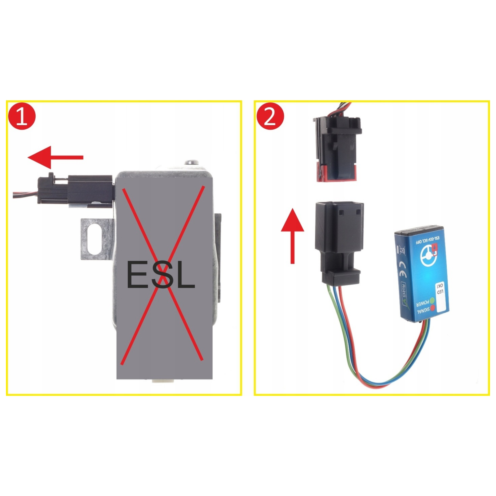 For Volvo V40 V40XC 2012-2019 ESL ELV Steering Lock Emulator P31340956 - Mat-Emulators