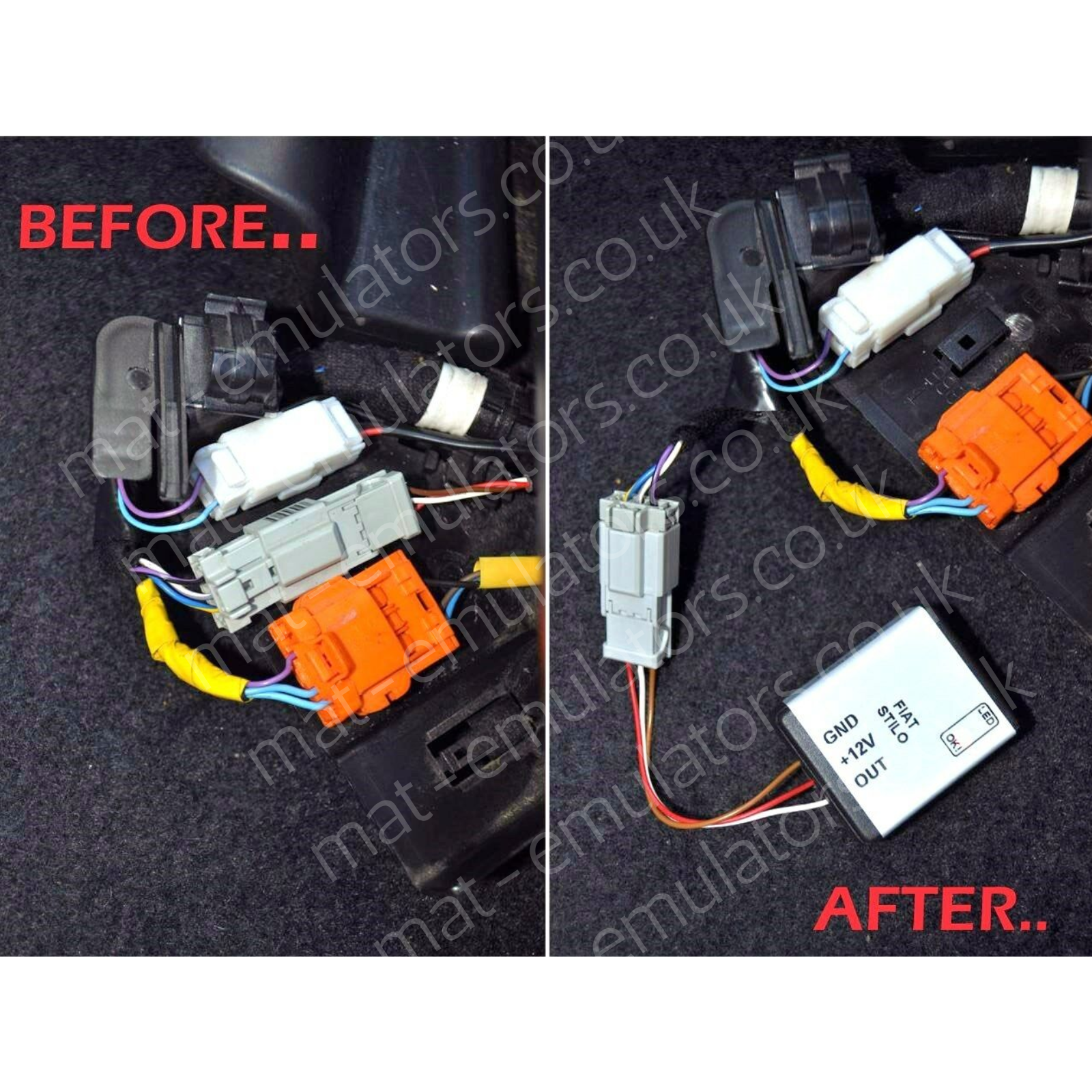 For Fiat Stilo 2001-2007 Passenger Occupancy Seat Mat Sensor Diagnostic Emulator - Mat-Emulators